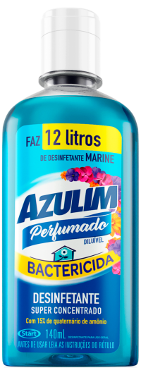 Imagem do produto Desinfetante Super Concentrado Diluível Marine AZULIM 140ml